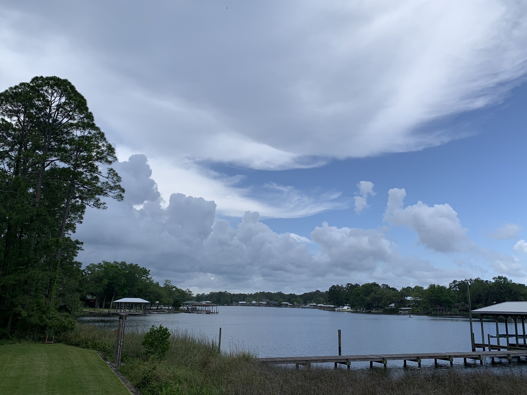 Sky above the wetlands